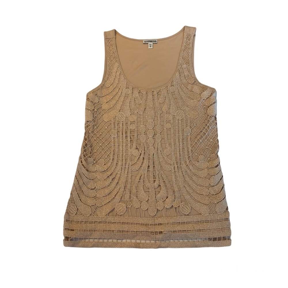 Express Gold Tank Top Size XS